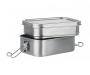 Porthleven Stainless Steel Lunch Boxes - Silver