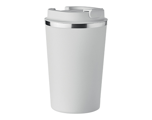 Camelot 350ml Double Wall Stainless Steel Tumblers - White