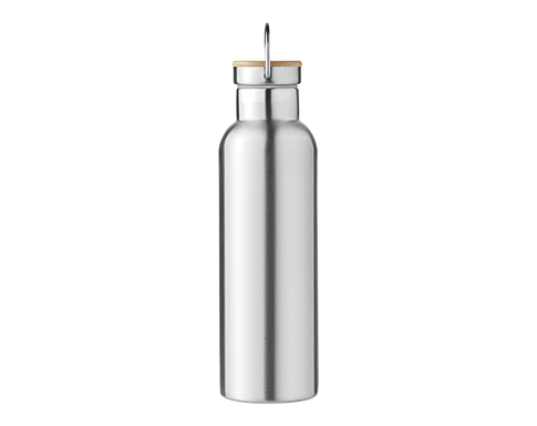 Berlin 750ml Insulated Double Wall Vacuum Flasks - Silver