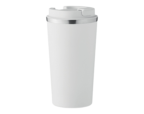 Camelot Plus 510ml Double Wall Stainless Steel Tumblers - White