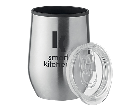 Liberty 350ml Powder Coated Stainless Steel Tumblers - Silver