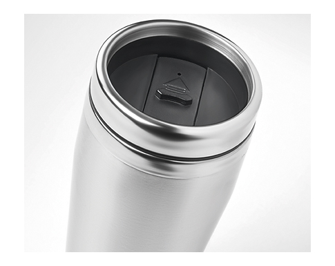 Vienna Double Wall Stainless Steel Travel Tumblers - Silver