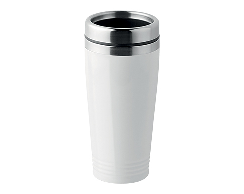 Chenango Double Wall Stainless Steel Travel Tumblers - White
