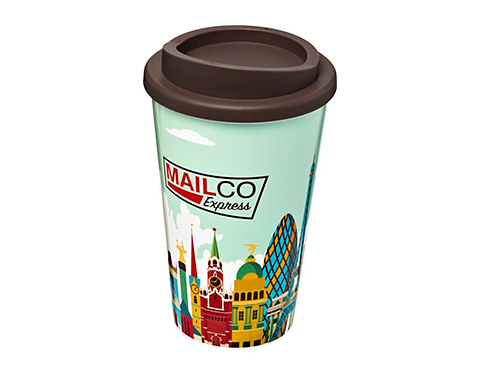 ColourBrite 350ml Americano Coffee Take Away Mugs - Brown