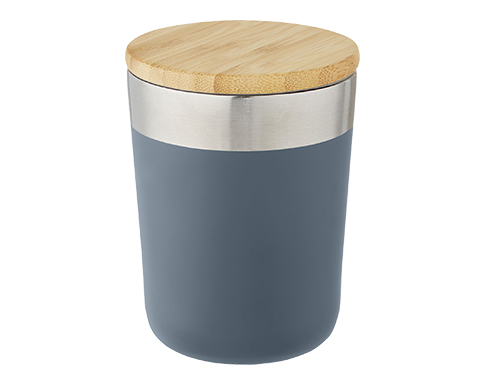 Venice 300ml Copper Vacuum Insulated Stainless Steel Tumbler With Bamboo Lid - Blue