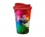 ColourBrite Universal 350ml Take Away Mugs - Red