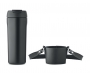 Napoli Double Wall Stainless Steel Powder Coated Travel Tumblers - Black