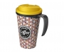 Americano ColourBrite 350ml Grande Travel Mugs - Black / Yellow