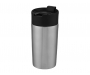 Jakarta 330ml Copper Vacuum Insulated Tumblers With Bamboo Lid - Silver