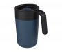 Norvik 400ml Double Walled Stainless Steel Recycled Travel Mugs - Blue