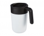 Norvik 400ml Double Walled Stainless Steel Recycled Travel Mugs - White