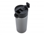 Polperro 500ml Ceramic Coated Vacuum Coffee Travel Mugs - Grey