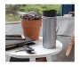 Polperro 500ml Ceramic Coated Vacuum Coffee Travel Mugs - Grey