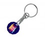 Recycled Trolley Coin Keyrings - Blue