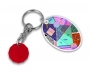 Recycled Oval Trolley Coin Partners - Red