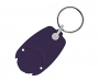 Promotional Recycled Pop Coin Trolley Keyrings - Purple