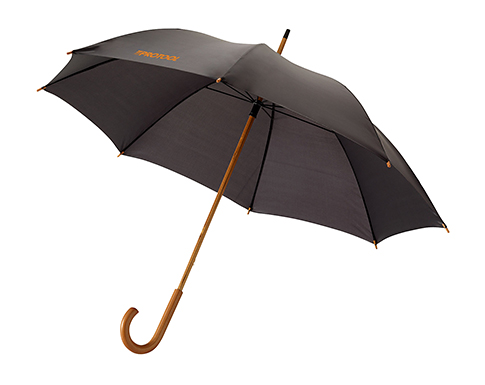 Oxford Classic WoodCrook Umbrellas - Black