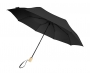 Catania Foldable Windproof Mini Recycled Umbrellas - Black