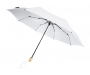 Catania Foldable Windproof Mini Recycled Umbrellas - White