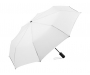 FARE Mercury Reflective Trim Automatic Pocket Umbrellas - White