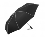 FARE Seam Oversize Automatic Mini Pocket Umbrellas - Black/Light Grey