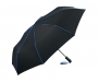 FARE Seam Oversize Automatic Mini Pocket Umbrellas - Black/Royal Blue