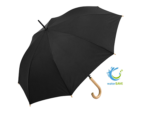 FARE Automatic WaterSAVE Walking Umbrellas - Black