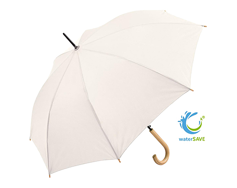 FARE Automatic WaterSAVE Walking Umbrellas - Natural