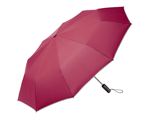 FARE Jumbo Pocket Golf Reflective Umbrellas - Burgundy