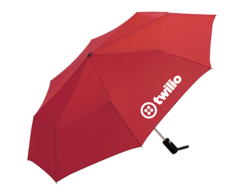 FARE Trimagic Safety Mini Automatic Open & Close Pocket Umbrellas  - Red