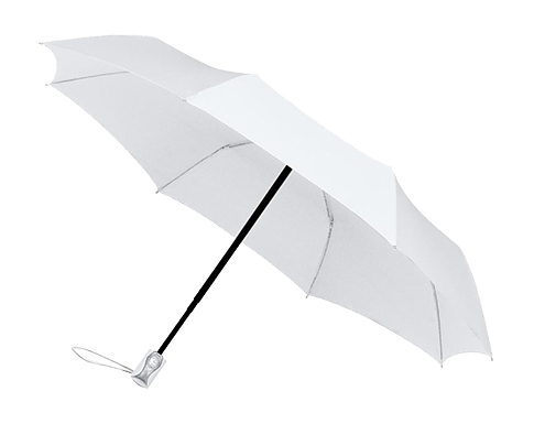 Telematic Auto Telescopic Umbrellas  - White