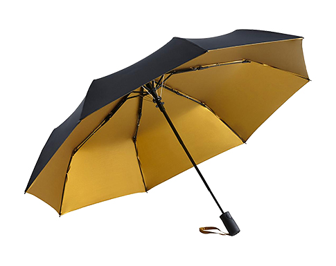 FARE Louisville Double Face Automatic Umbrellas - Black / Gold