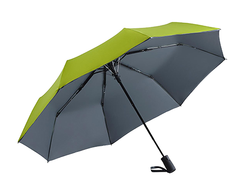FARE Louisville Double Face Automatic Umbrellas - Lime / Grey