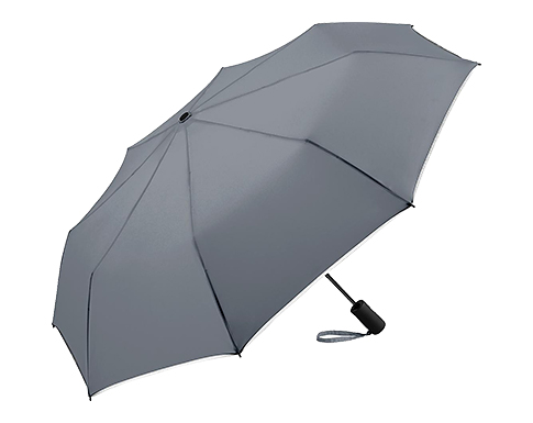 FARE Mercury Reflective Trim Automatic Pocket Umbrellas - Grey