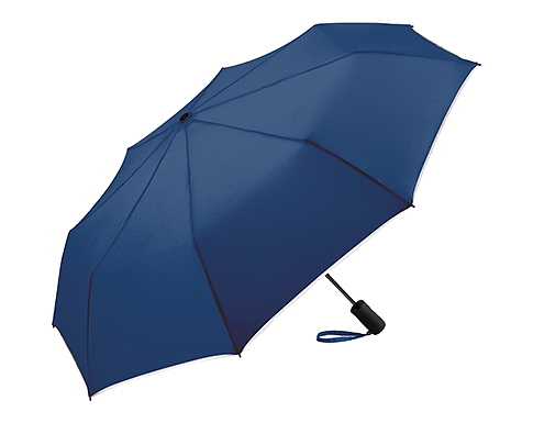 FARE Mercury Reflective Trim Automatic Pocket Umbrellas - Navy Blue