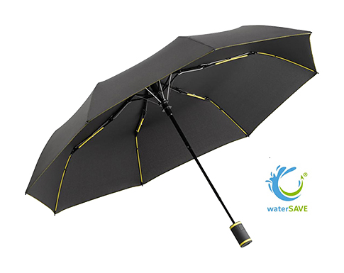 FARE Colourline WaterSAVE Mini Automatic Pocket Umbrellas - Yellow