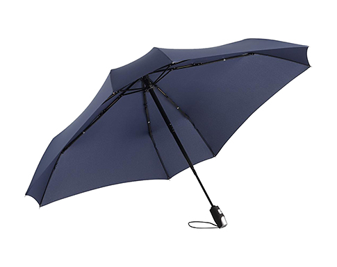 FARE Waterloo Nano Coated Square Automatic Mini Umbrellas - Navy Blue