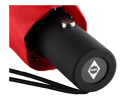 FARE Wellsville Automatic Mini Pocket Umbrellas - Red