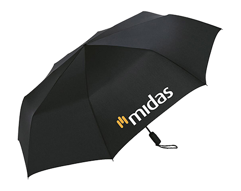 FARE Windsor Magic Oversized Teflon Flat Windfighter Umbrellas  - Black