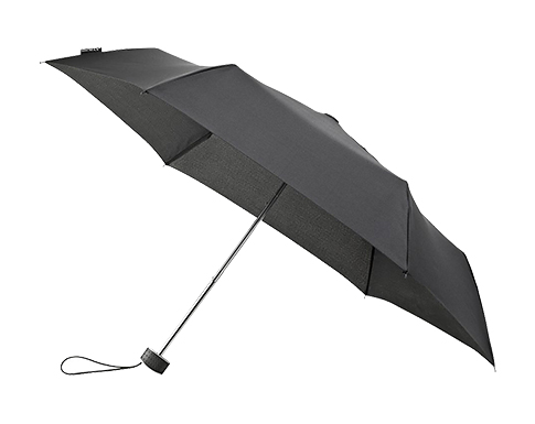 Shrewsbury Mini Flat Telescopic Umbrellas - Black