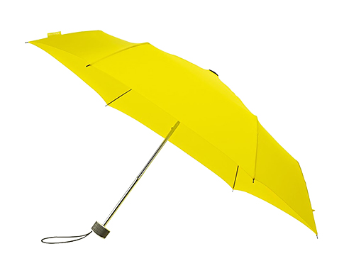 Shrewsbury Mini Flat Telescopic Umbrellas - Yellow