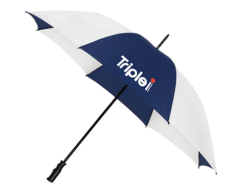 Impliva Ravalli Value Golf Umbrellas - Navy Blue / White