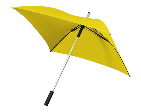Impliva All Square Aluminium City Umbrellas - Yellow