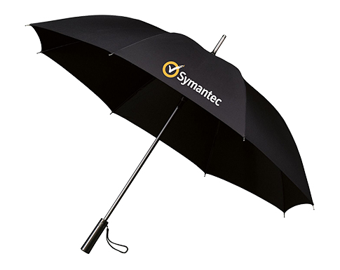 Impliva Cambria Aluminium Automatic Golf Umbrellas - Black