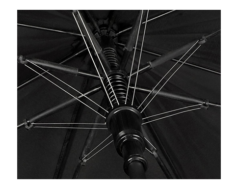 Impliva Cambria Aluminium Automatic Golf Umbrellas - Black