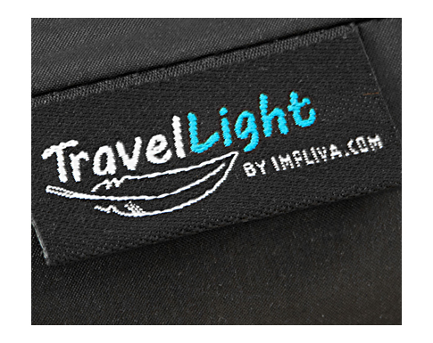 Impliva MiniMax Travelight Ultra Light Telescopic Folding Umbrellas - Black