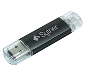 2gb On The Go Aluminium USB FlashDrive - Engraved