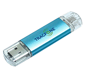 16gb On The Go Aluminium USB FlashDrive