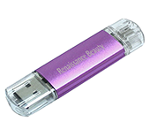 32gb On The Go Aluminium USB FlashDrive - Engraved