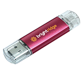 4gb On The Go Aluminium USB FlashDrive